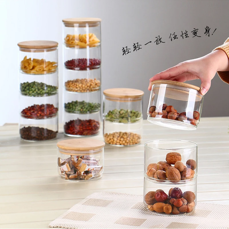 Food Storage Glass Set - Nouvel ensemble de contenants alimentaires en