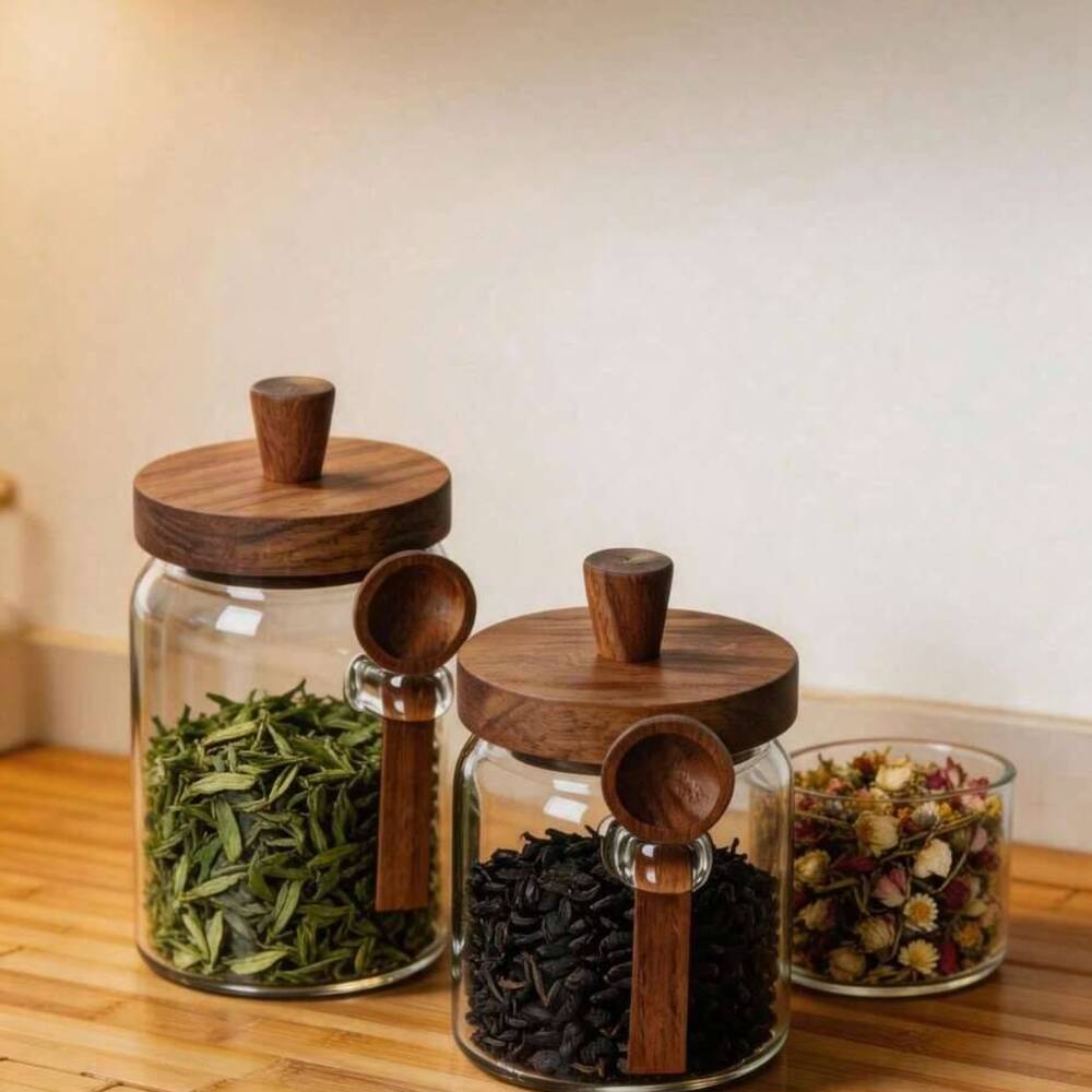 Food Storage Glass Set - Ensemble de 3 pots en verre