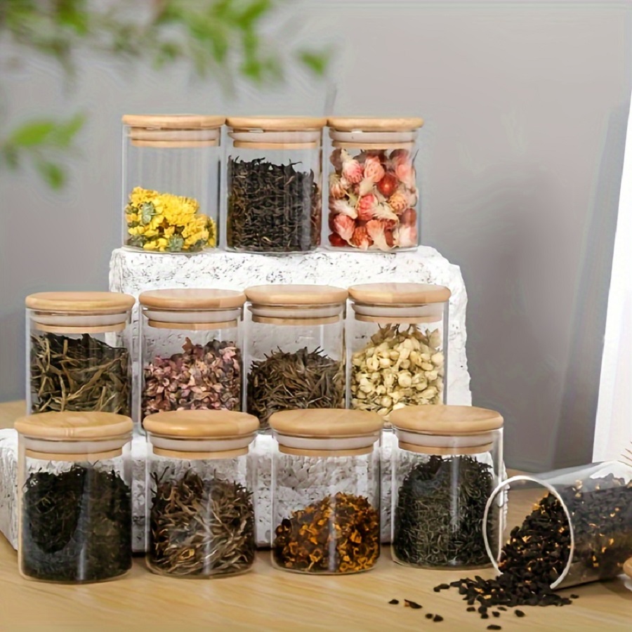 Food Storage Glass Set - Bocal de rangement en verre hermétique