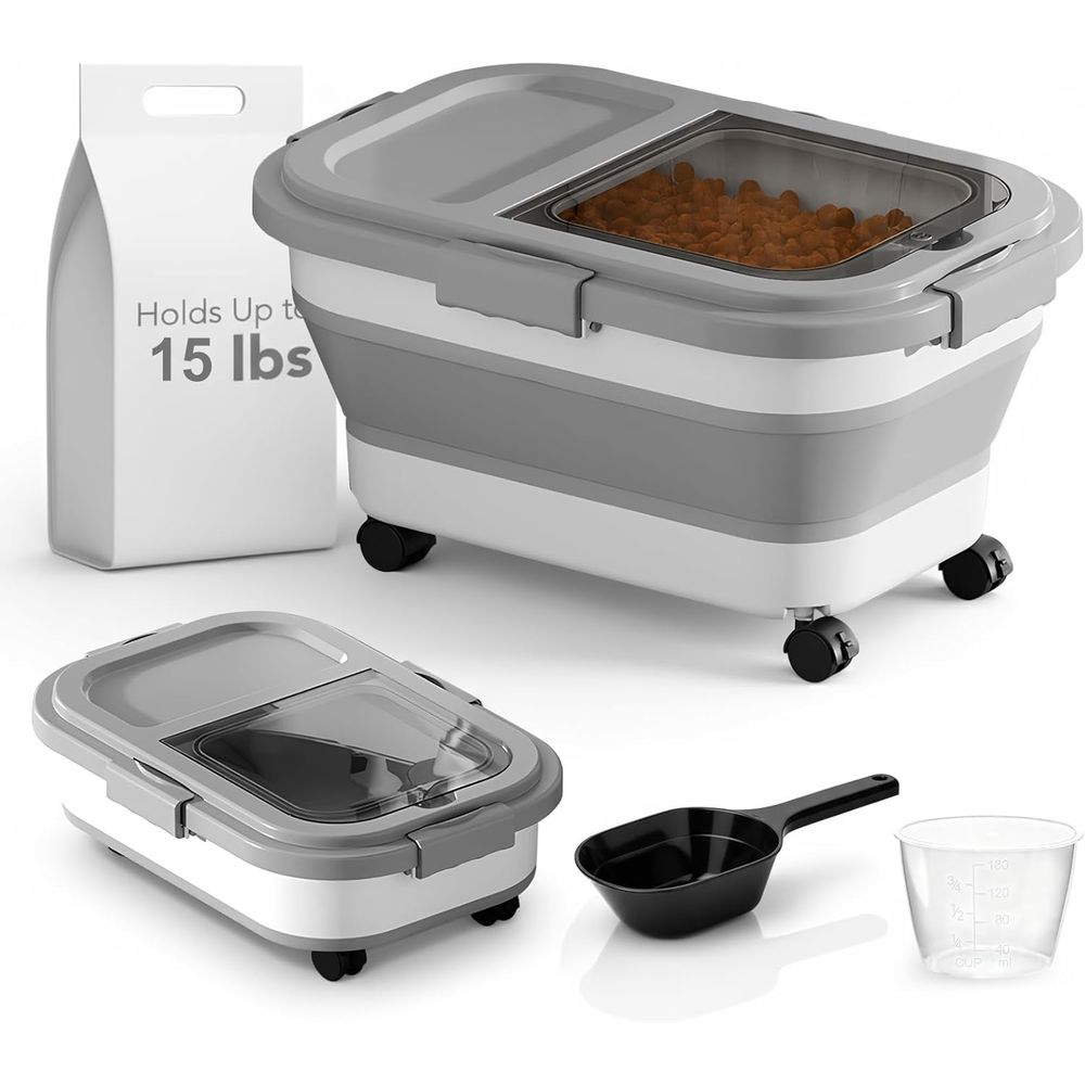 Food Storage For Dog - Conteneur de stockage d'aliments pour chien/chat