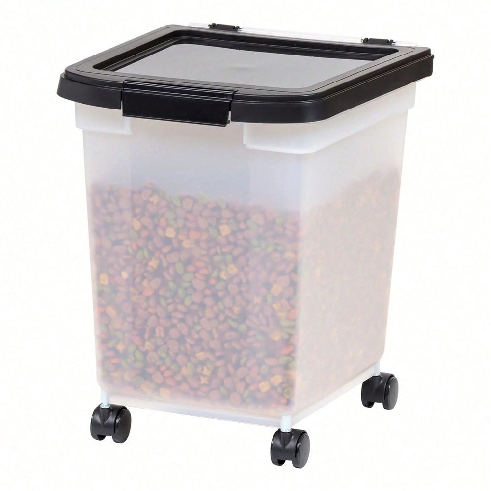 Food Storage For Dog - Seau de rangement en plastique transparent