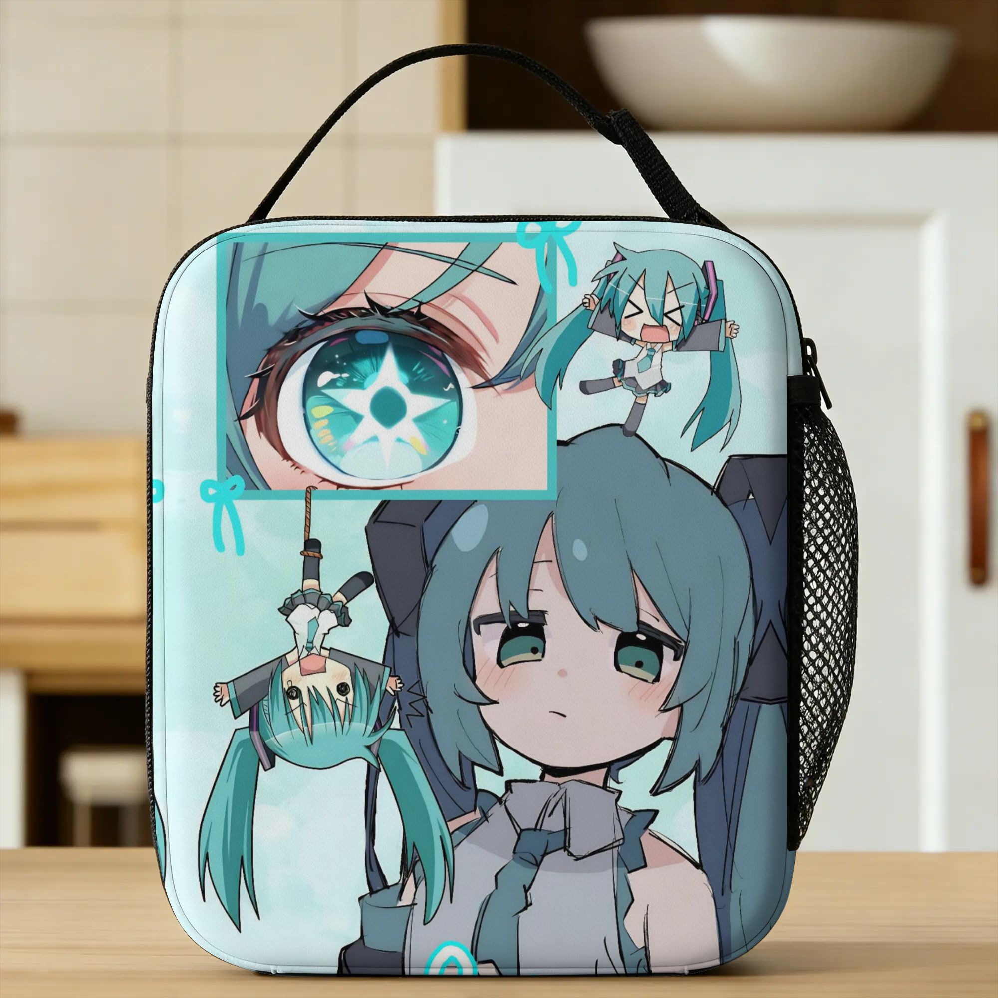 Food Storage Reusable Bags - Singer Hatsunes Mikus Sacs à lunch