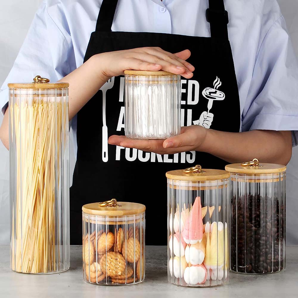 Ensemble de 3 bocaux en verre, - Food Storage Glass Set avis et prix