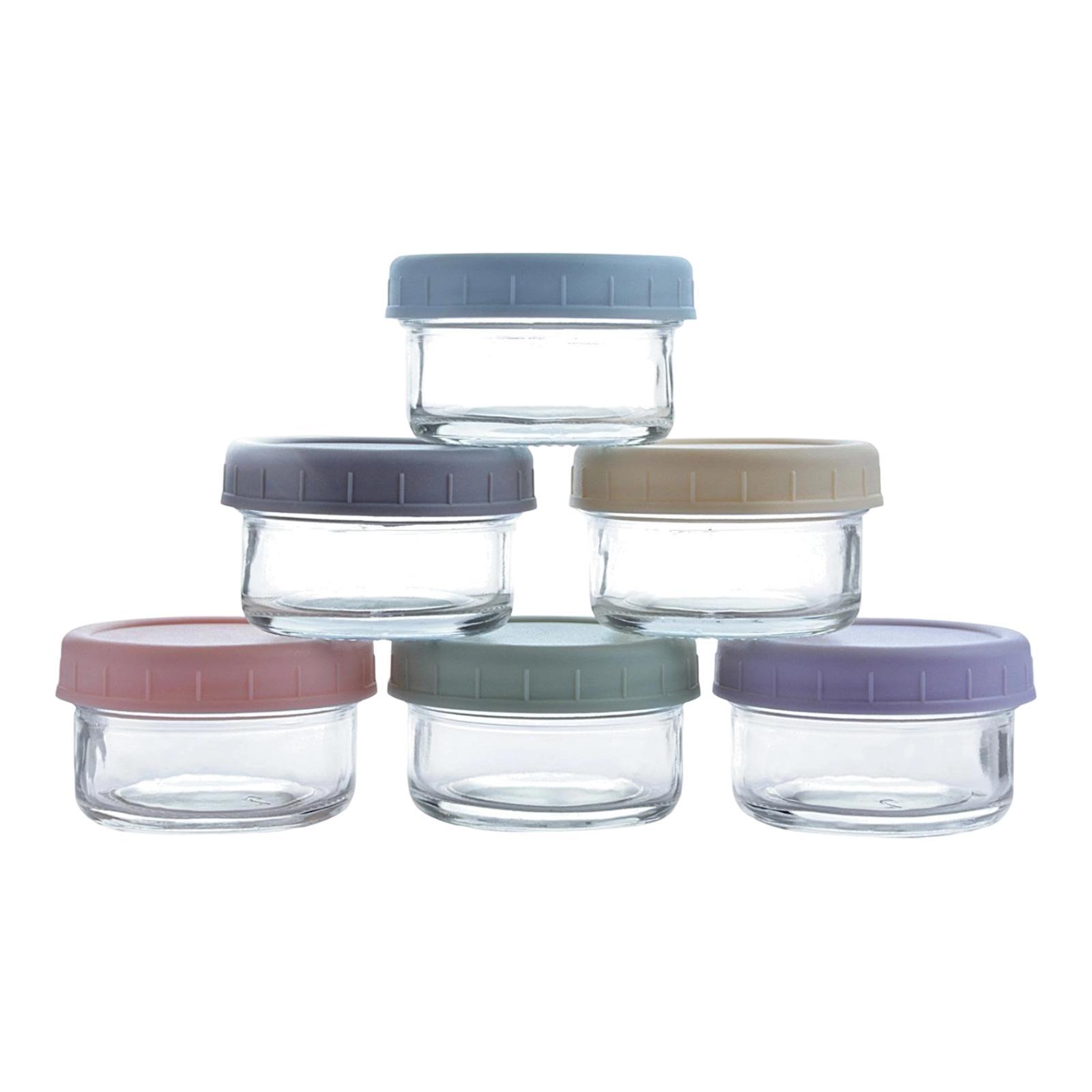 Mini pots en verre avec couver - Food Storage Glass Set avis et prix