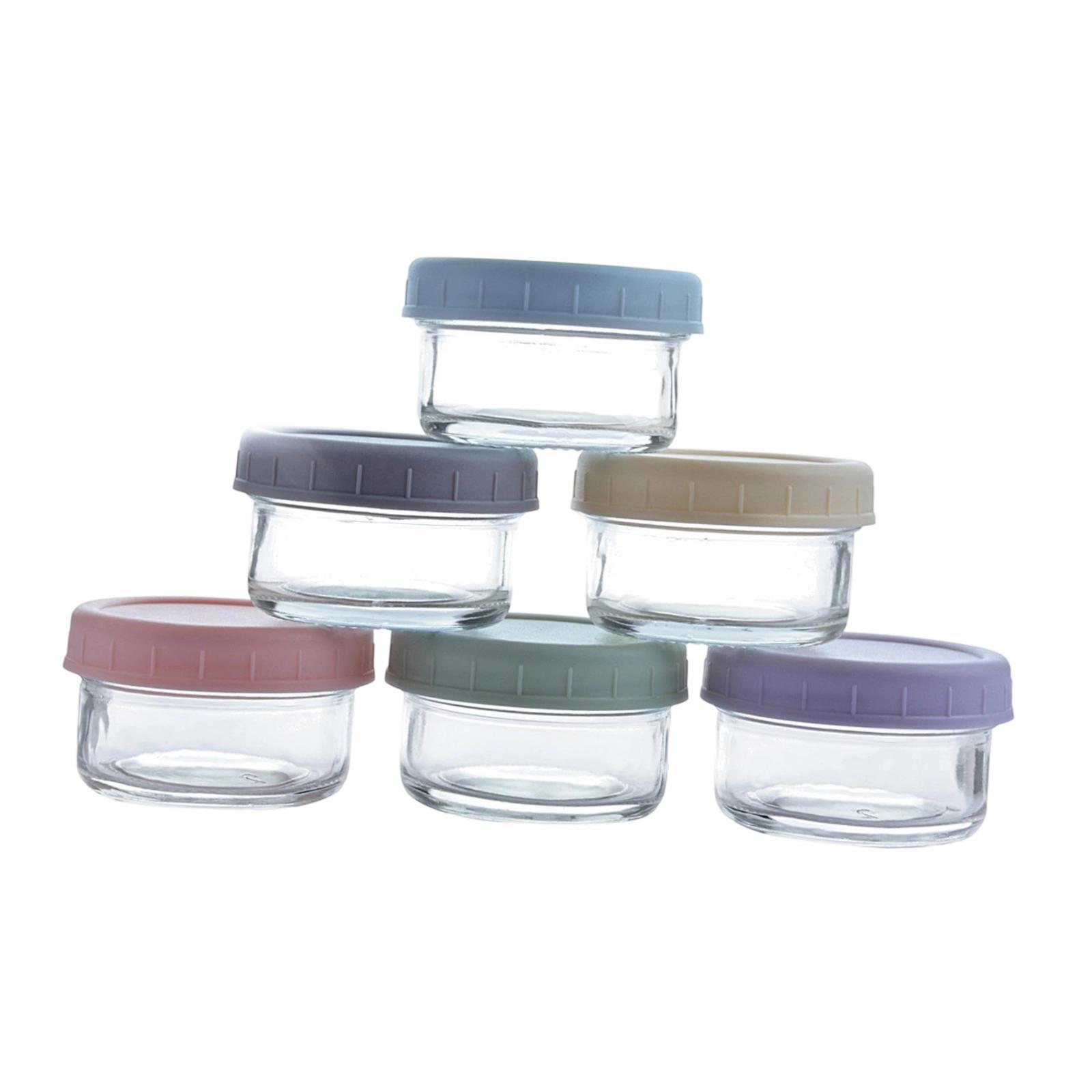 Mini pots en verre avec couver - Food Storage Glass Set avis et prix