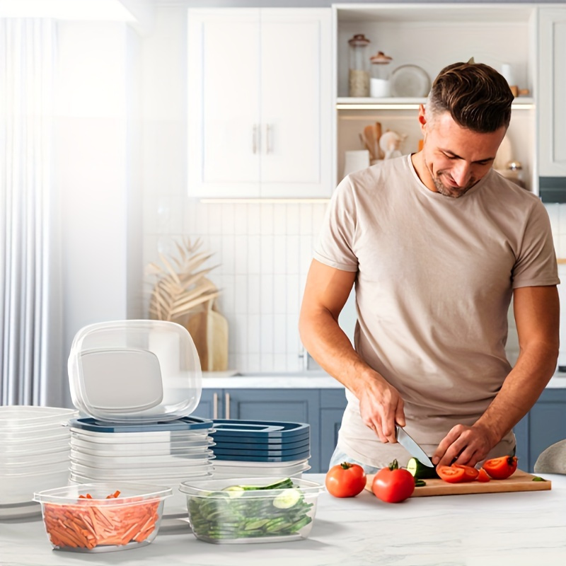 Ensemble de 6 contenants de st - Food Storage Stackable Containers avis et prix