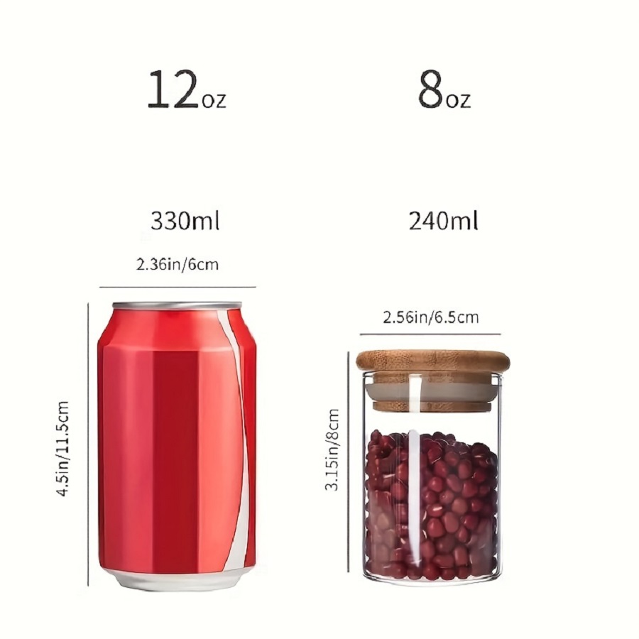 Bocal de rangement en verre he - Food Storage Glass Set avis et prix