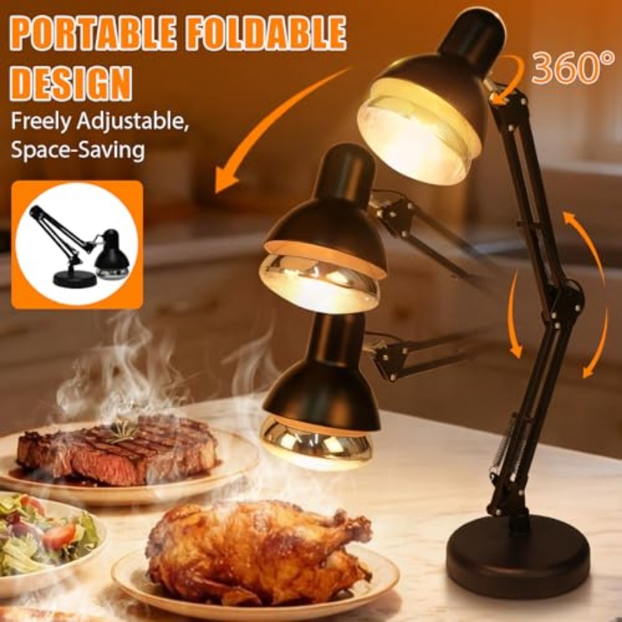 Lampe chauffante alimentaire p - Portable Food Warmer avis et prix