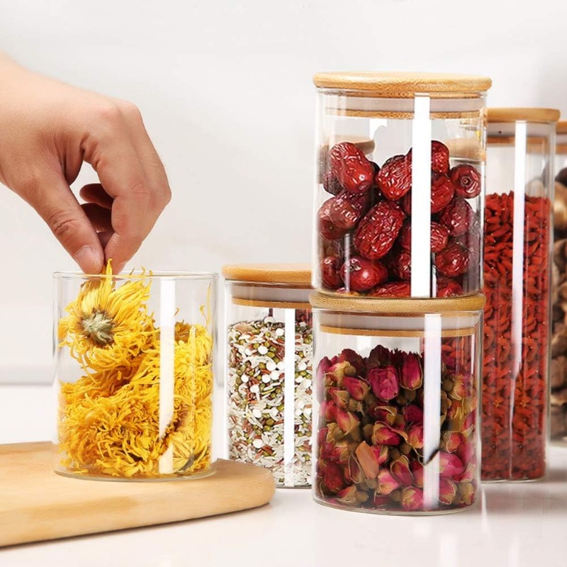 Ensemble de 12 pots en verre a - Food Storage Glass Set avis et prix
