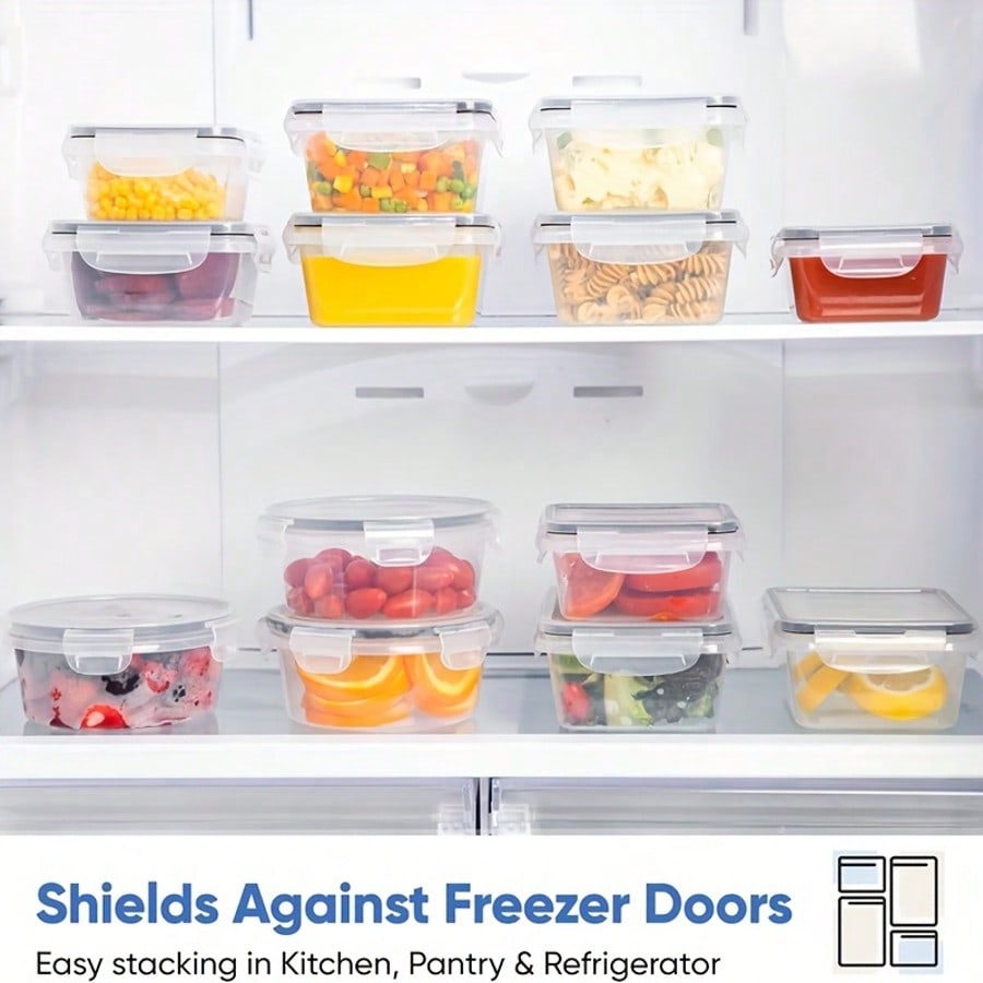 Ensemble de 24 contenants alim - Food Storage Boxes With Lids avis et prix