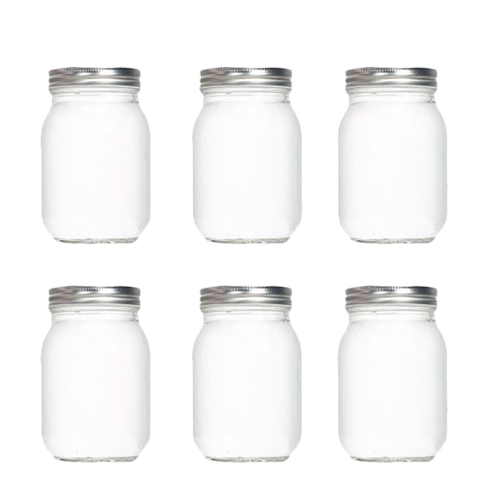 6 pots en verre ronds transpar - Food Storage Jars & Containers avis et prix