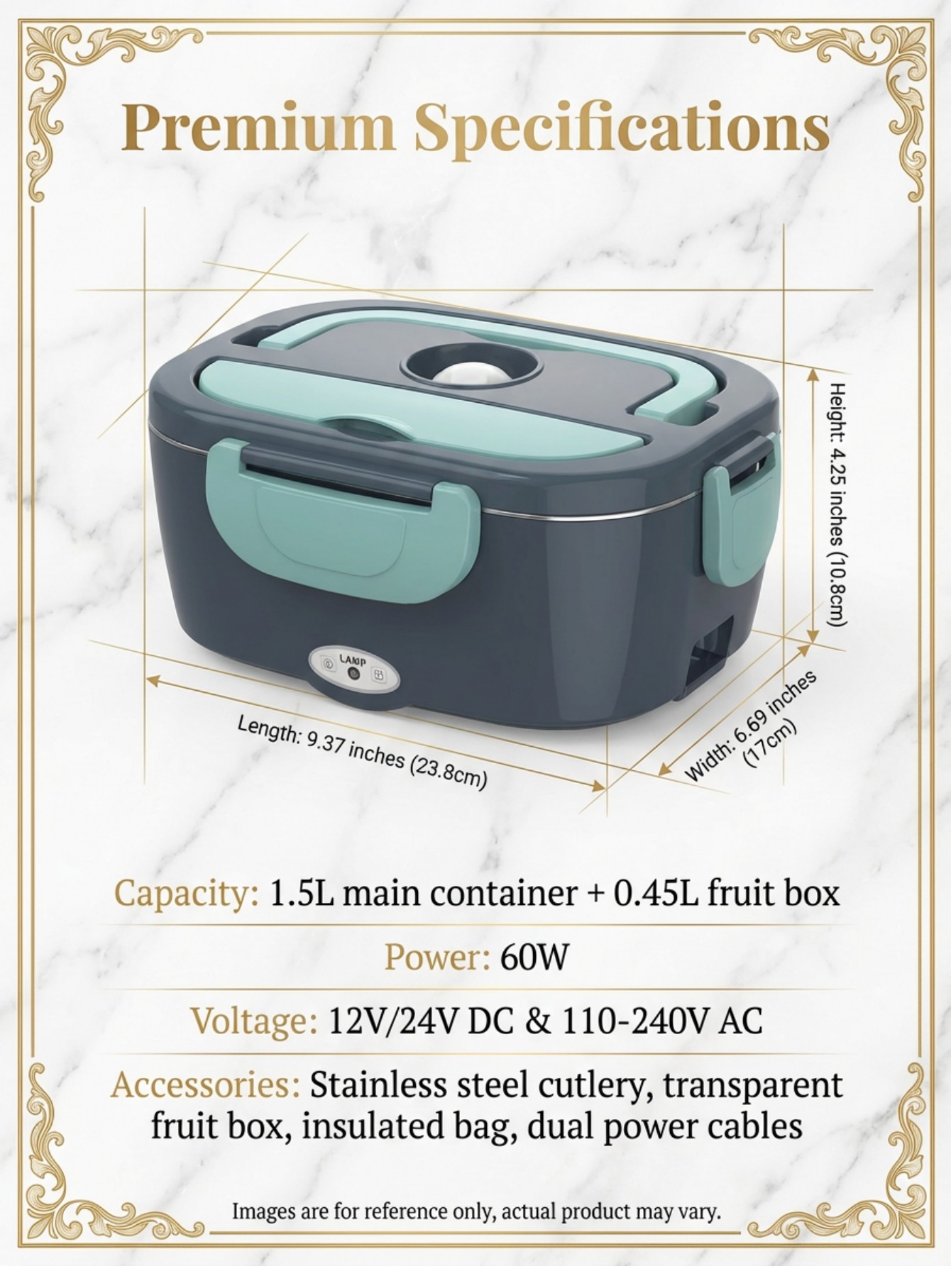 Boîte à lunch chauffante élect - Portable Food Warmer avis et prix
