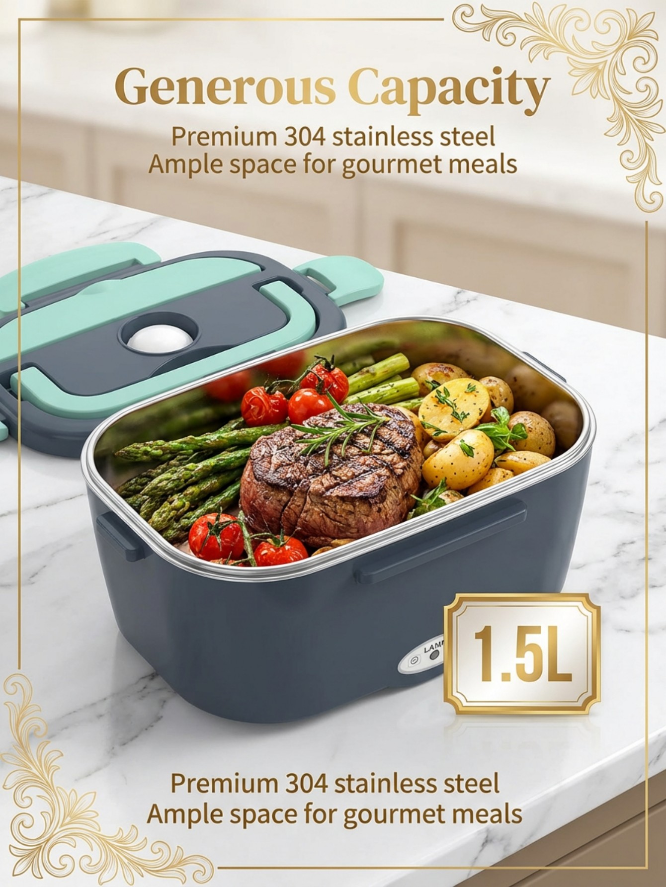 Boîte à lunch chauffante élect - Portable Food Warmer avis et prix