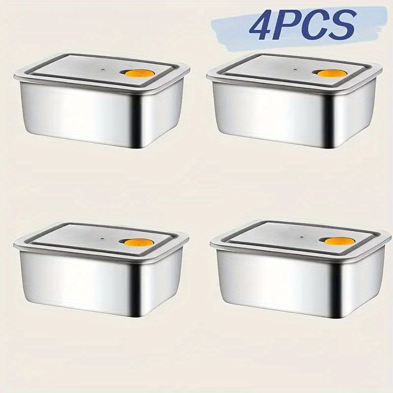 Ensemble de 4 récipients de st - Food Storage Stackable Containers avis et prix