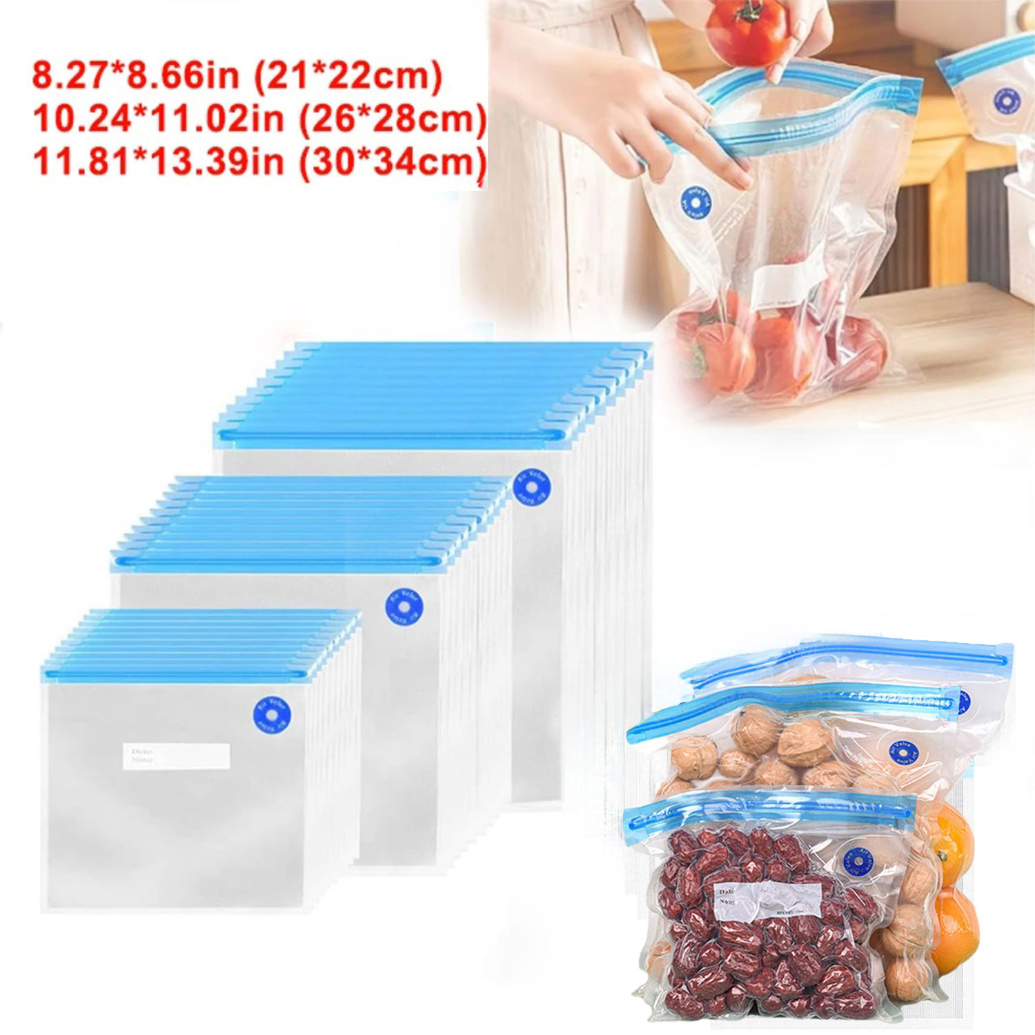 Sacs sous vide réutilisables,  - Food Storage Reusable Bags avis et prix
