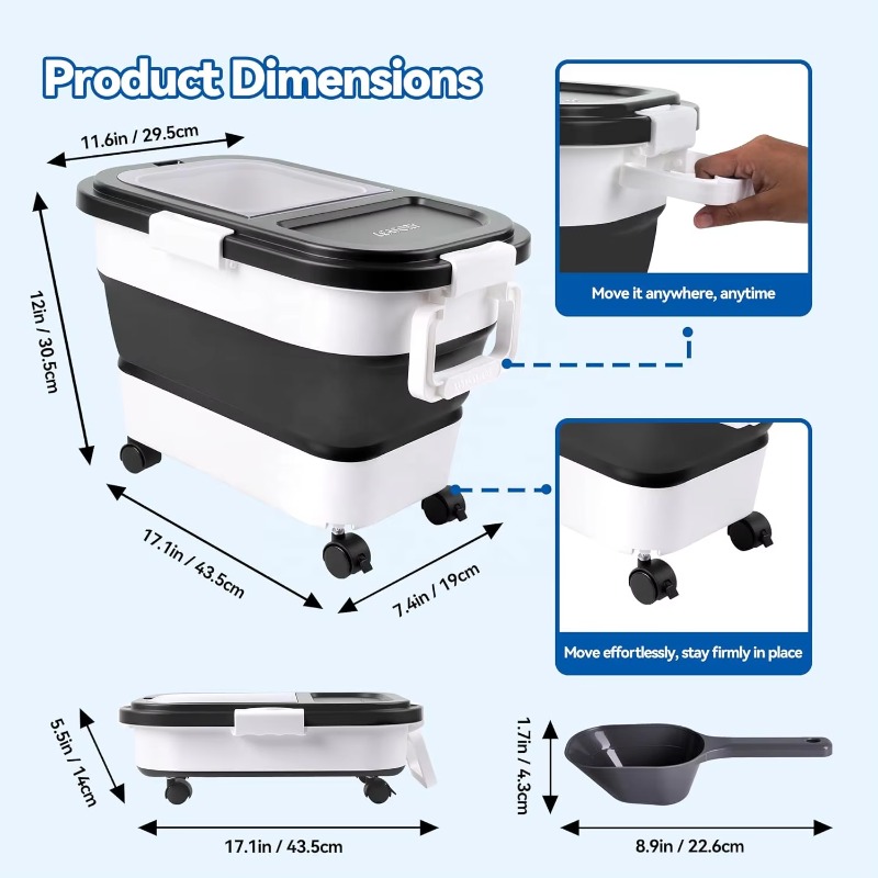 Conteneur de stockage pour nou - Food Storage For Dog avis et prix