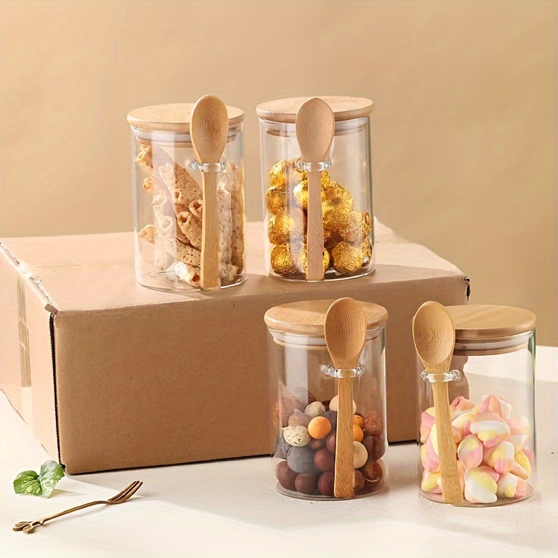 Pot à bonbons de 280 ml, pot à - Food Storage Glass Set avis et prix