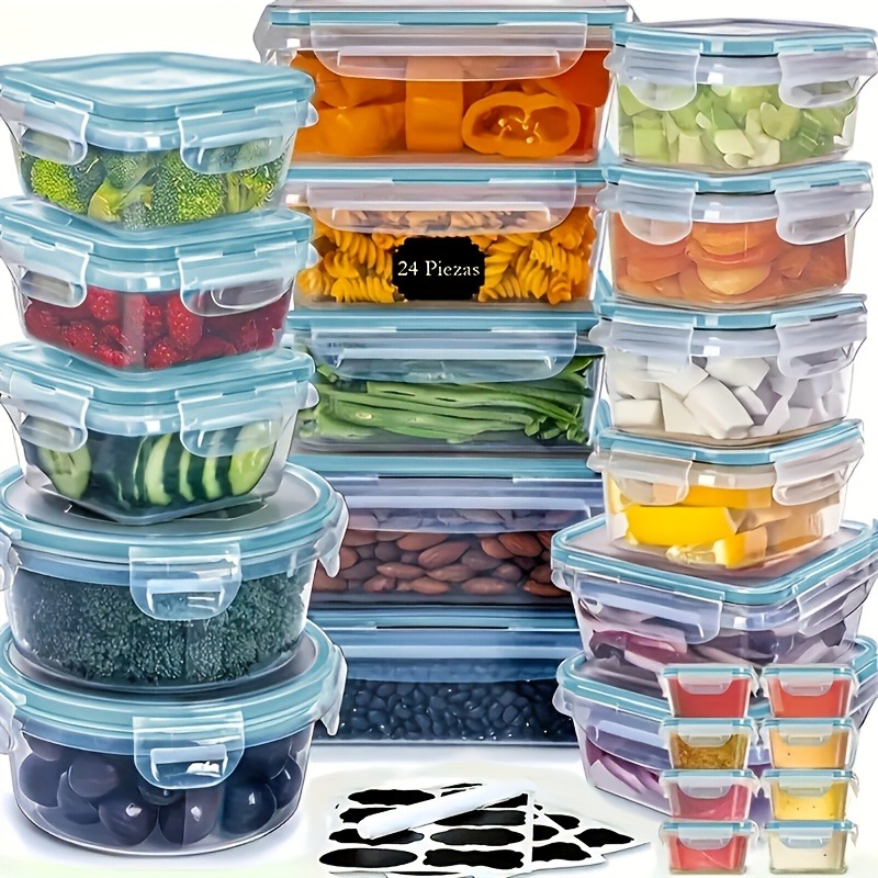 Ensemble de 48 contenants alim - Food Storage Boxes With Lids avis et prix