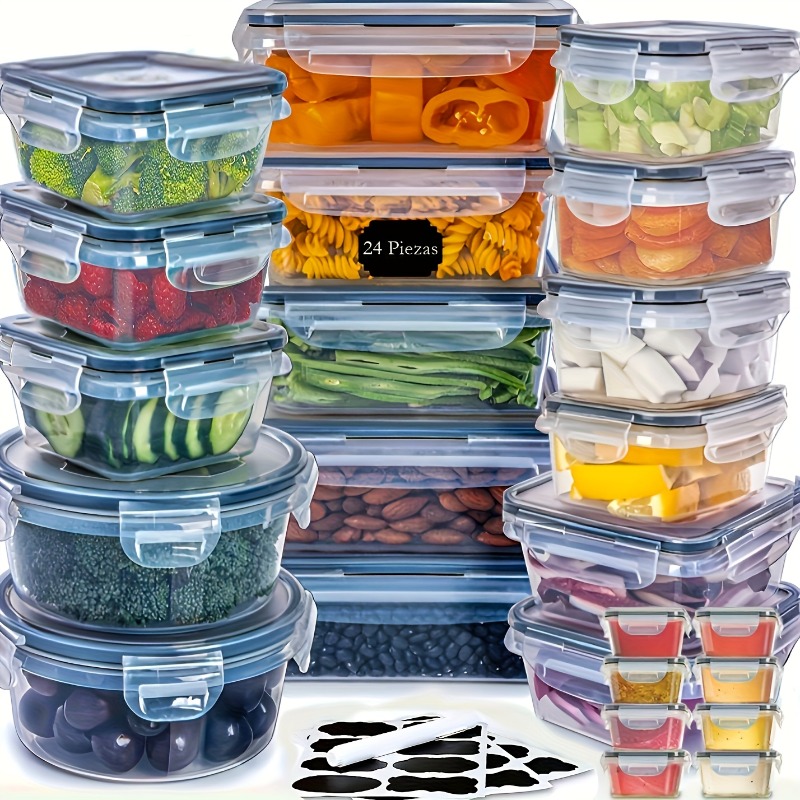 Ensemble de 48 contenants alim - Food Storage Boxes With Lids avis et prix